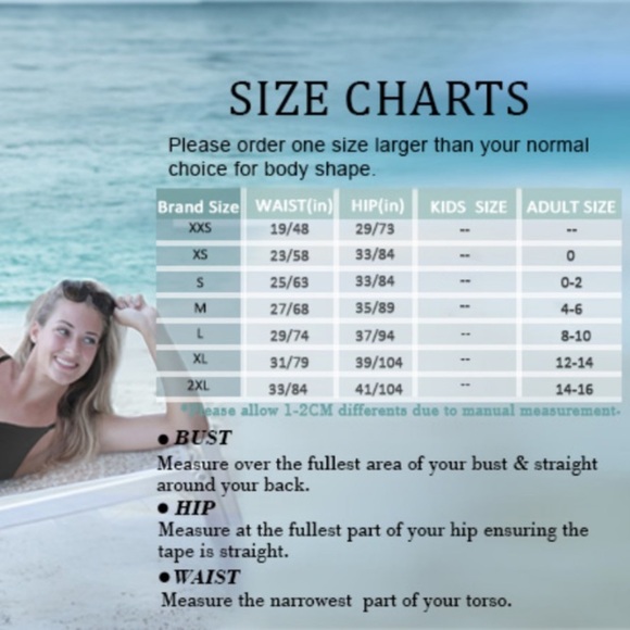 Beautikini Period Swimwear size M blue Bikini Menstrual Swim Bottom leakproof - Picture 7 of 8